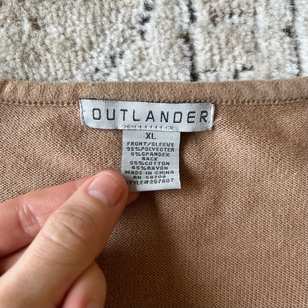 Outlander size XL women’s cardigan duster boho - Picture 3 of 8